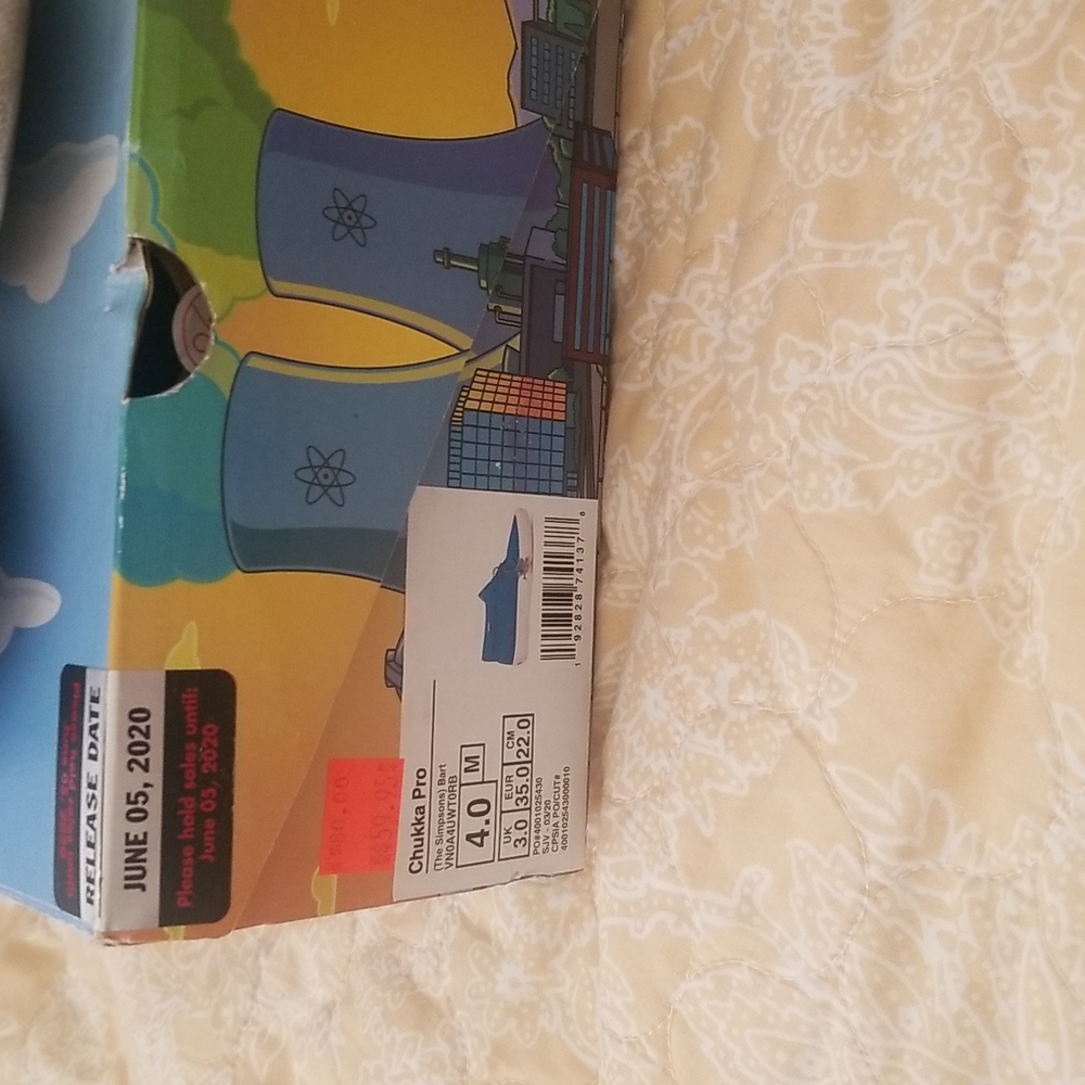 The simpsons van shoes